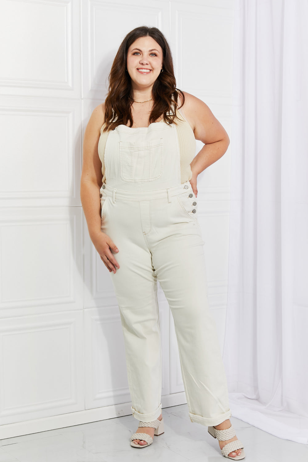 Taylor - Judy Blue High Waist Overalls