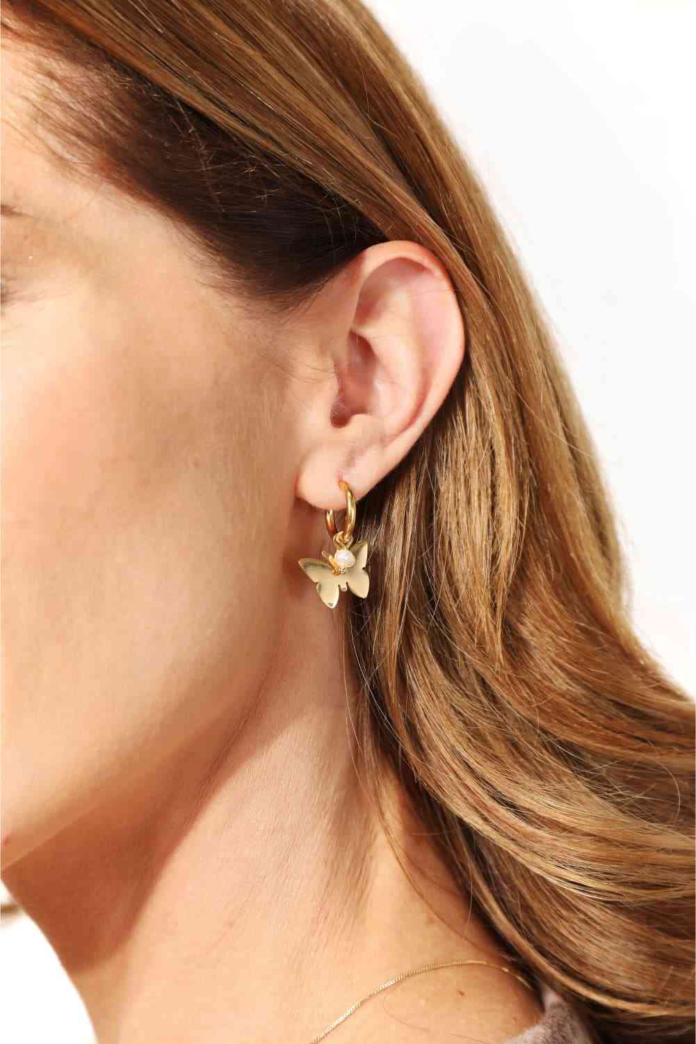 Lianne - Butterfly Stainless Steel Earrings