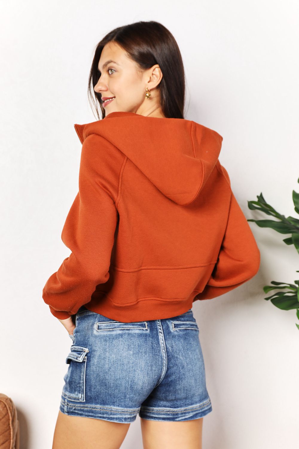 Kourtney - Double Take Half-Zip Long Sleeve Hoodie