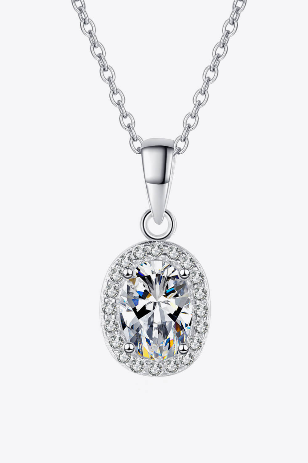 Lucy - 1 Carat Moissanite Pendant Necklace