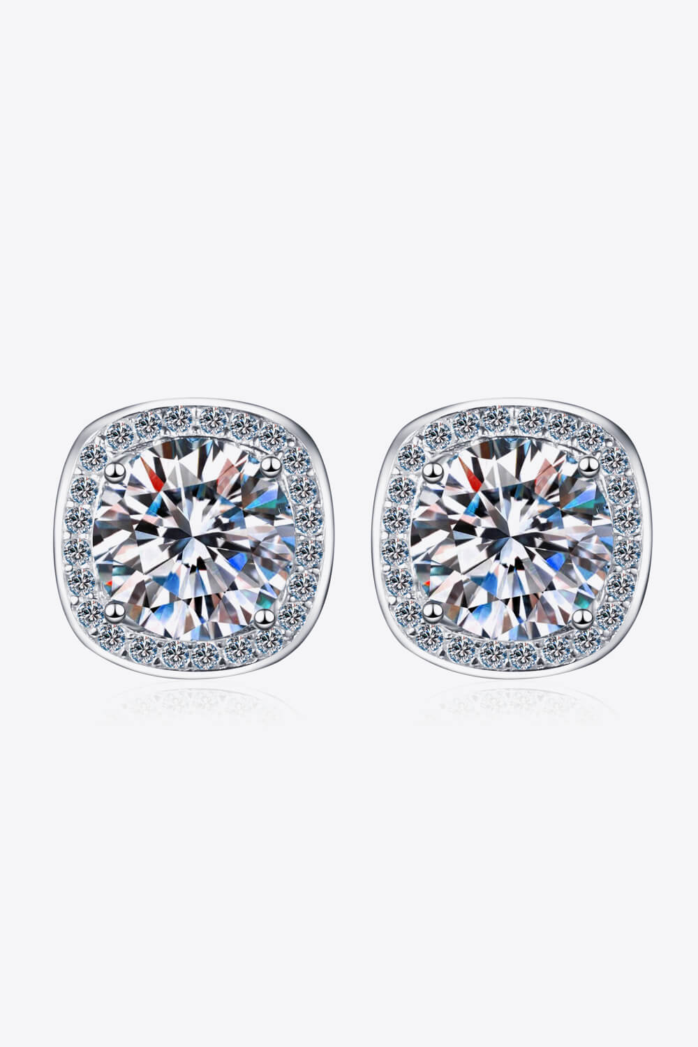 Geneva - Moissanite Stud Earrings
