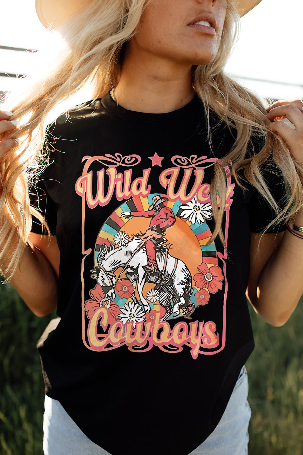 Kyla - Neon Wild West Graphic Tee