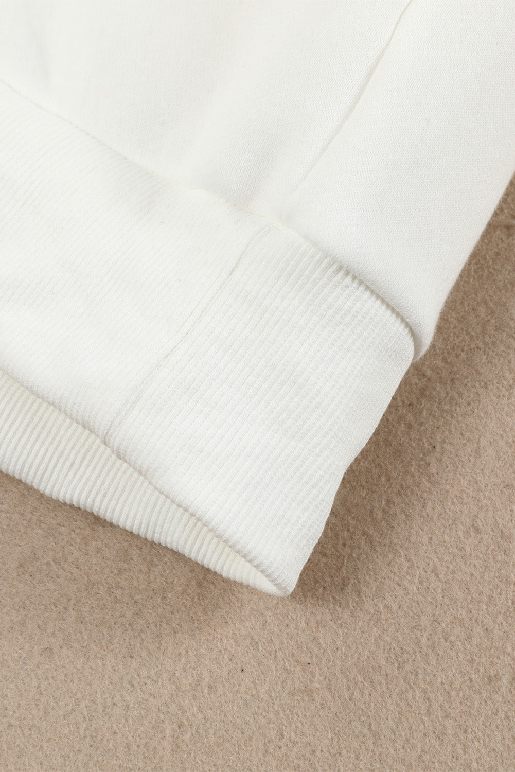 Ronda - Quarter Zip Dropped Shoulder Sweatshirt