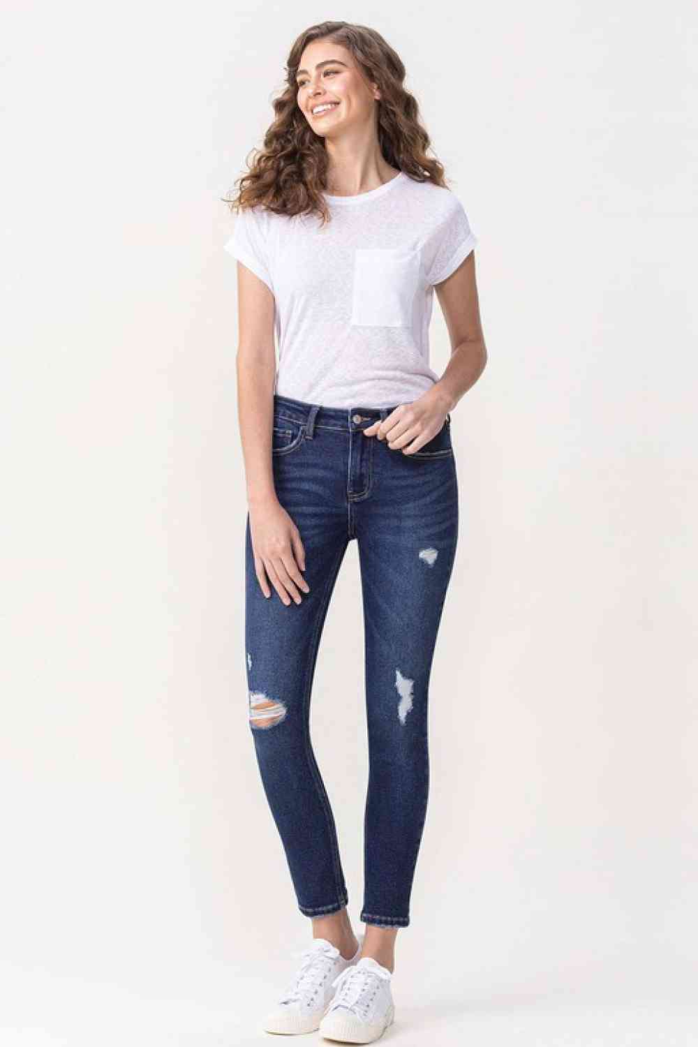 Francesca - Lovervet Midrise Crop Skinny Jeans