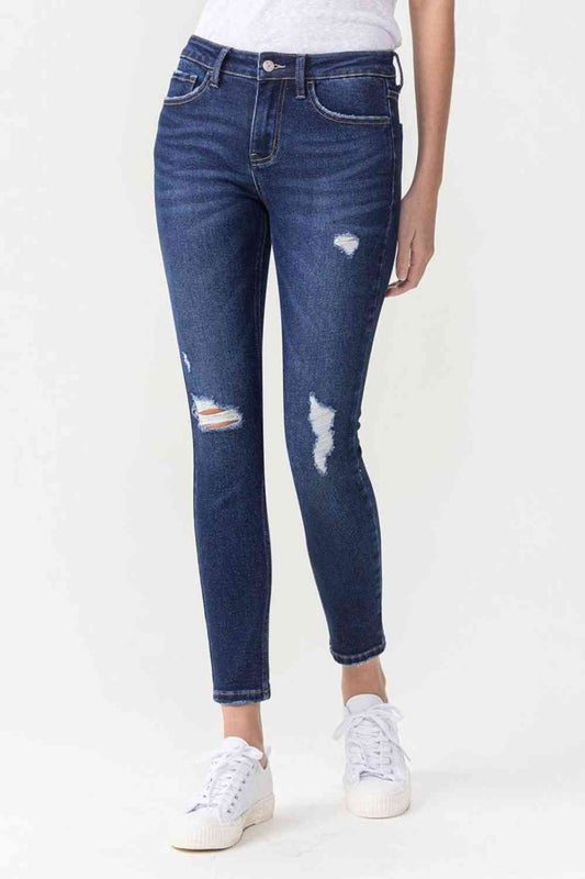 Francesca - Lovervet Midrise Crop Skinny Jeans