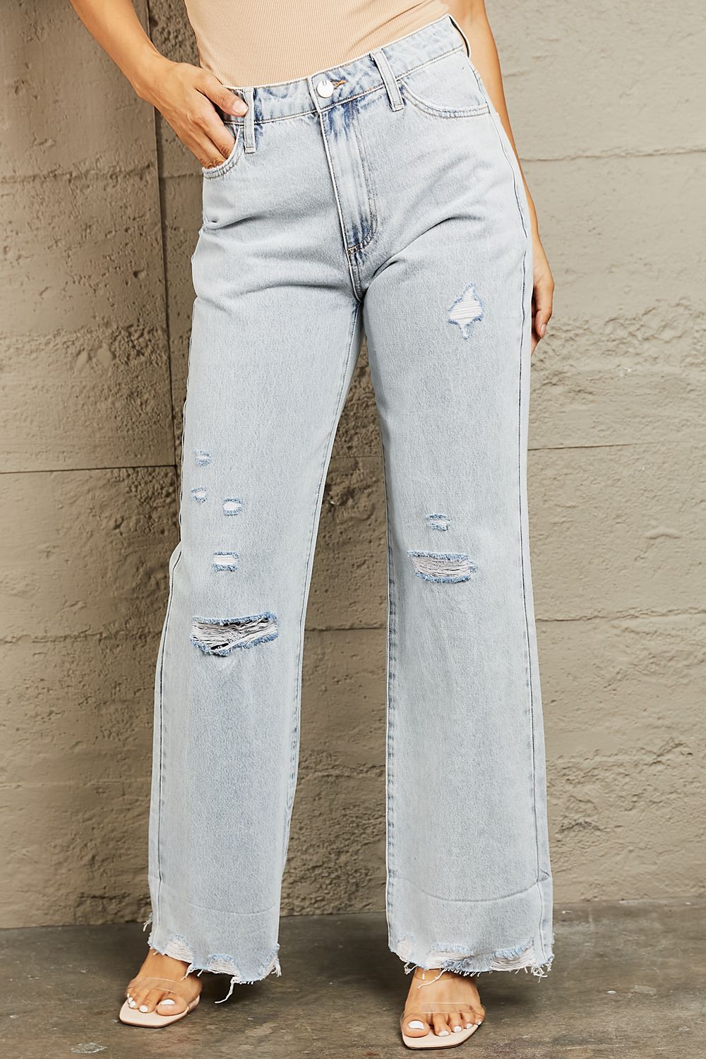 Jacqueline - BAYEAS High Waist Flare Jeans