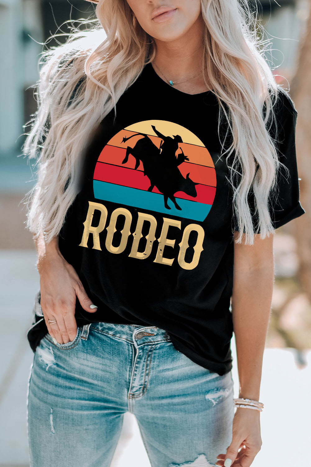 Davina - Rodeo Sunset Graphic Tee