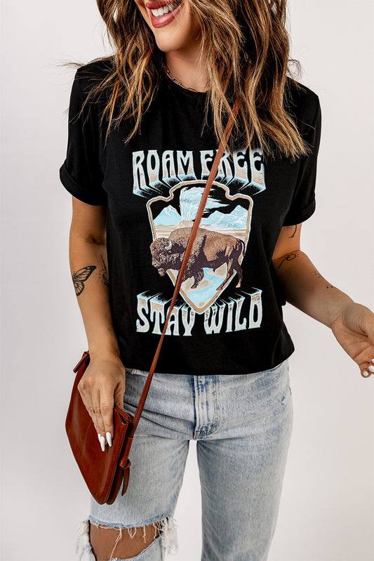 Megan - Stay Wild Graphic Tee