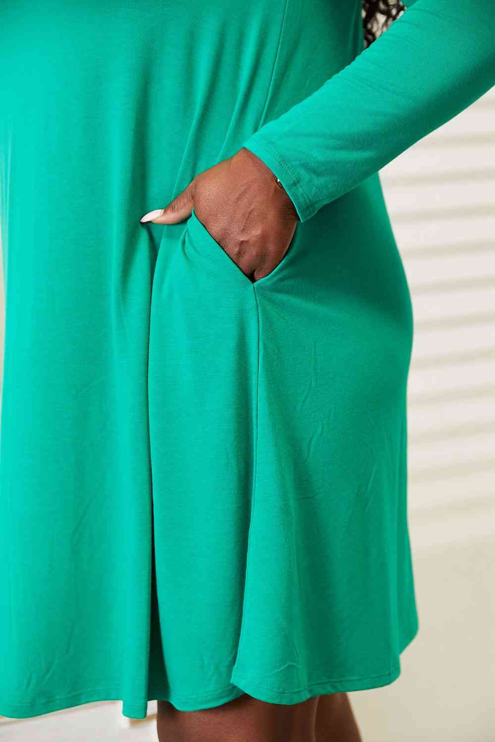 Shannon - Zenana Long Sleeve Flare Dress with Pockets