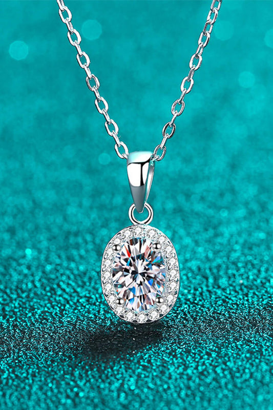 Lucy - 1 Carat Moissanite Pendant Necklace